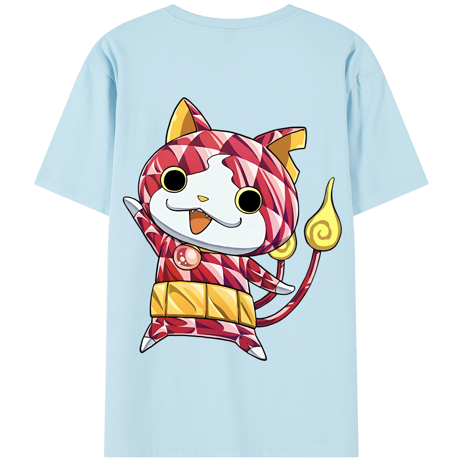 （画像用） 妖怪ウォッチ Yo-kai Watch 綿100％半袖Tシャツ（背面プリント）